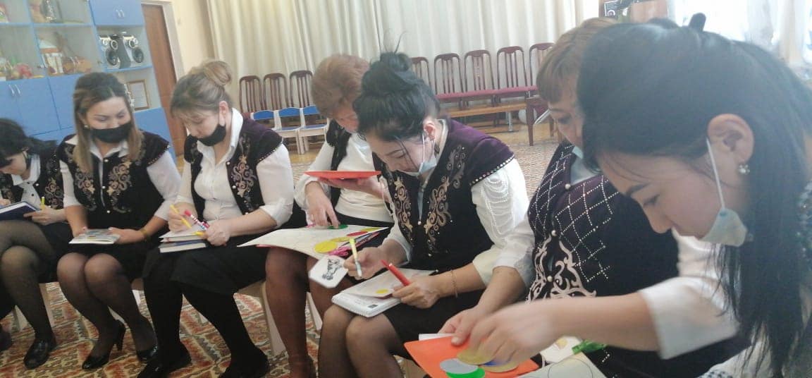"№25 Санаториялық бөбекжай-балабақшасы" КММ тәрбиешілері мен педагогтарының қатысуымен ұйымдастырылған семинар.