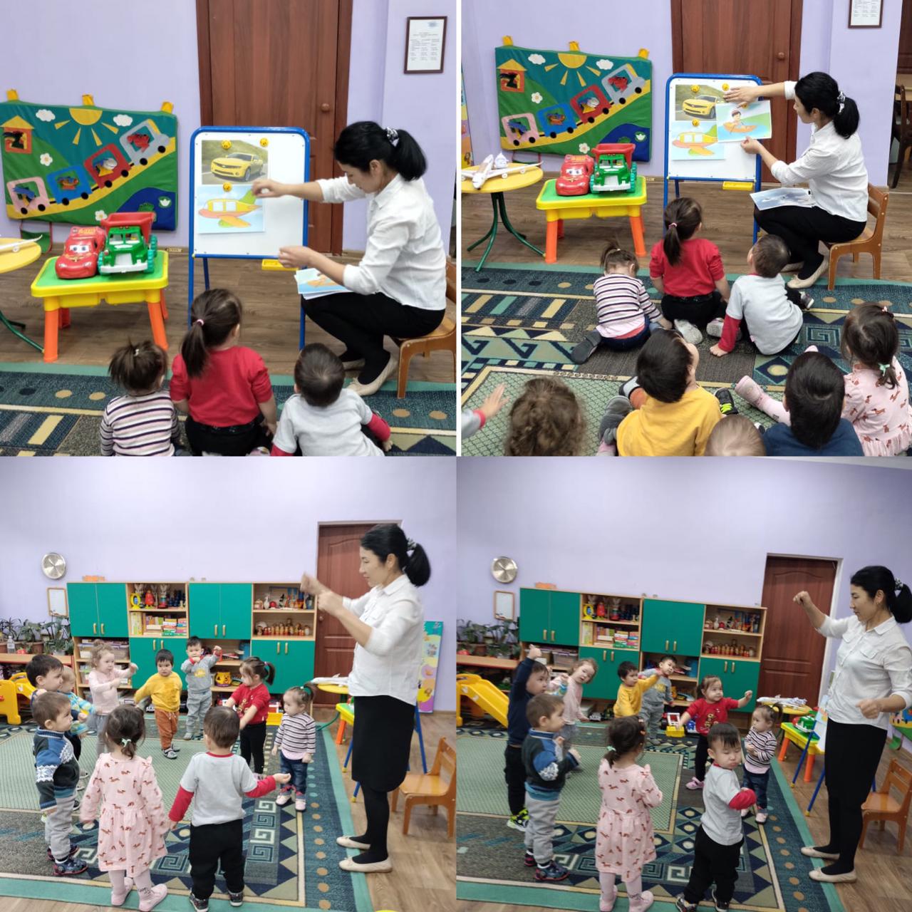 Ұйымдастырылған іс-әрекет. Тақырыбы: Көліктер. Кіші "Балапан" тобы. Тәрбиеші: Қыдырбек Қ.Қ